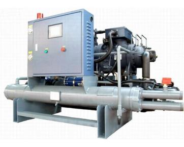 Water cooled low temp screw refrigerating unit